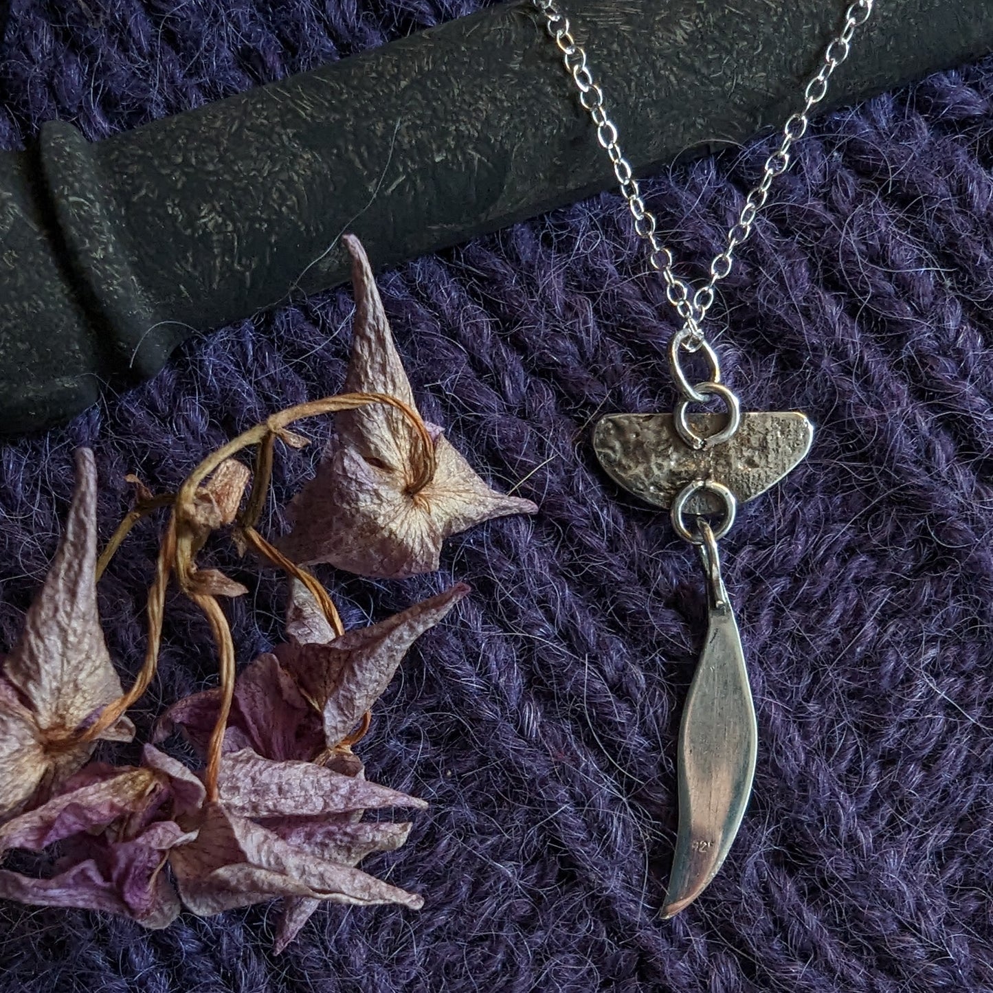 Spirit of Eucalyptus . Mother of Pearl Moon Talisman