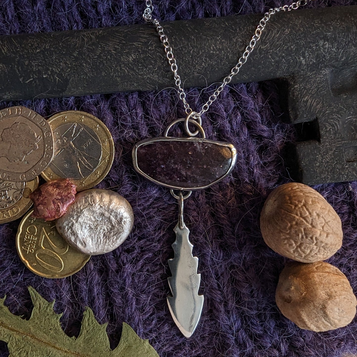 Spirit of Dandelion . Lepidolite Jupiter Talisman