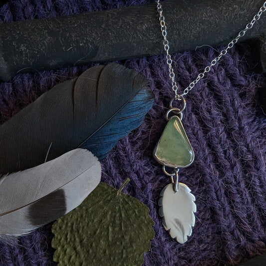 Spirit of Mint . Aventurine Quartz Mercury Talisman